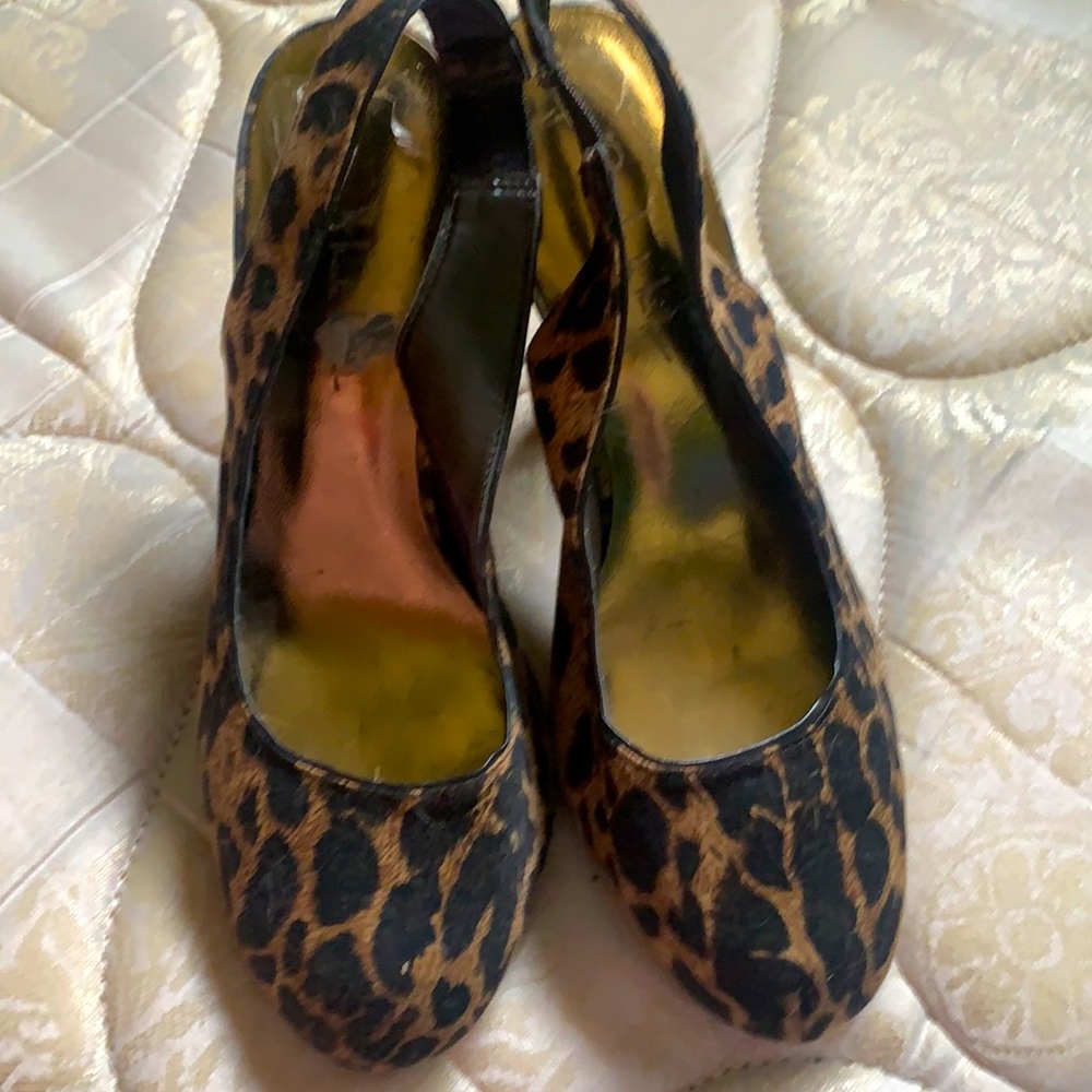 Leopard heels